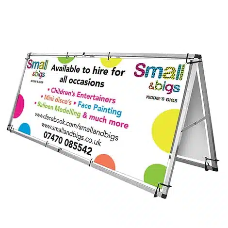 Freestanding PVC Banners