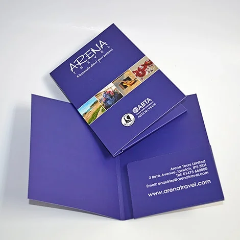 Double sided A5 folders