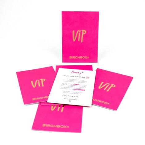 VIP Card with gold foil