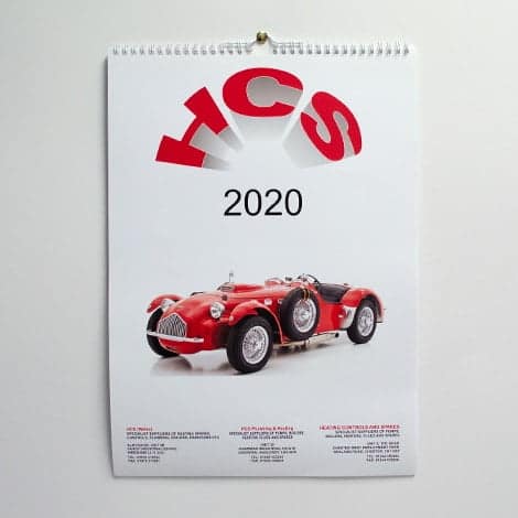 2020 wall calendar printing