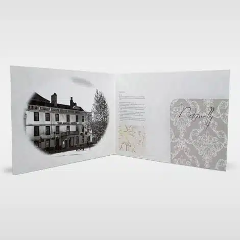 A4 Landscape pocket folder