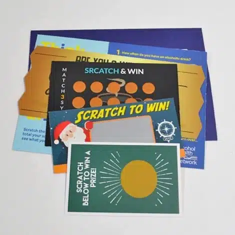 Scratchcard Sizes