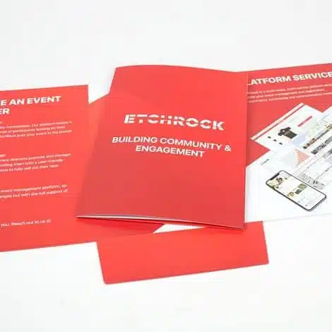 A4 6 page centre flap