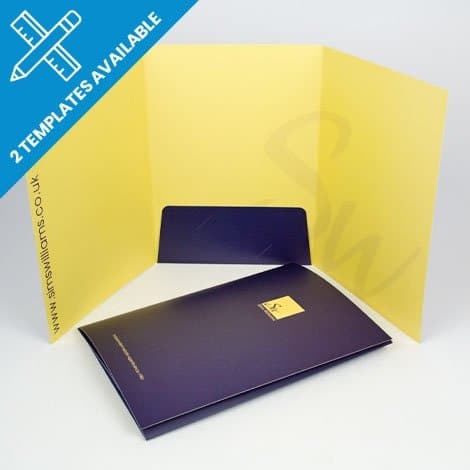 A4 6 Page folder with centre flap-155724