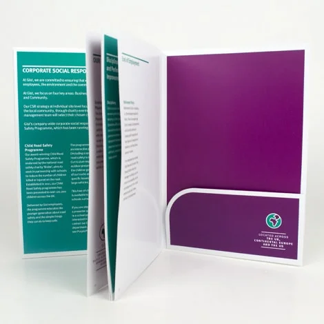 A5 Folder Brochure with Pocket