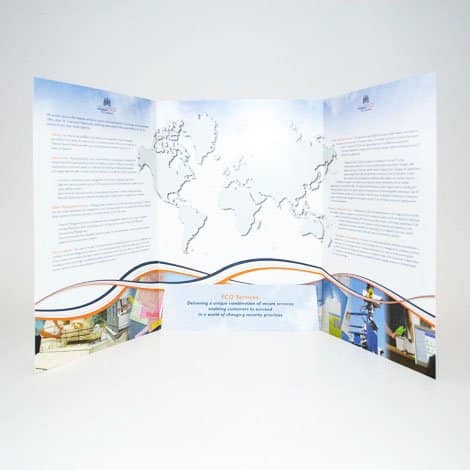 6pp Folder with Centre Flap A5