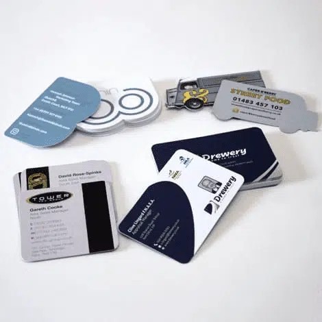 Die Cut Business Cards