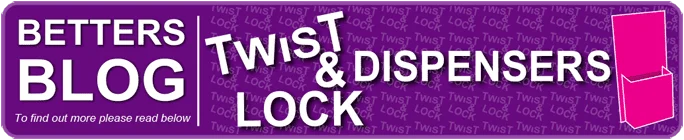 twist and lock dispensers