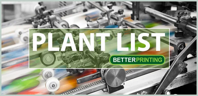 Better Printing Plant List