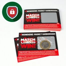 Security Controlled Scratch Cards