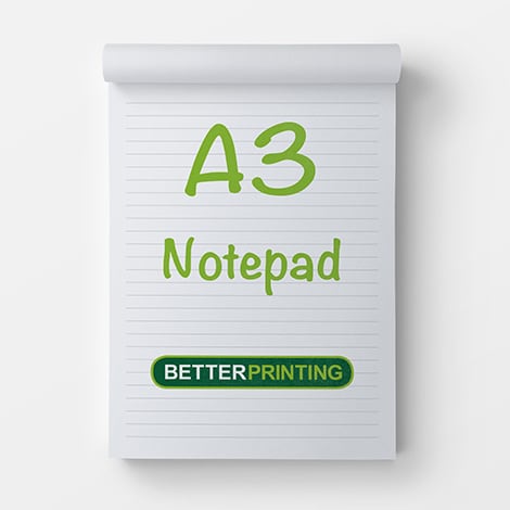 A3 notepads printing