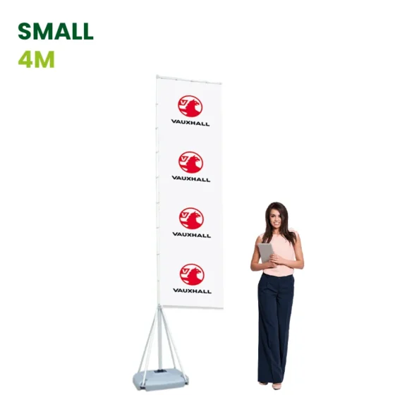 Small heavy duty flag