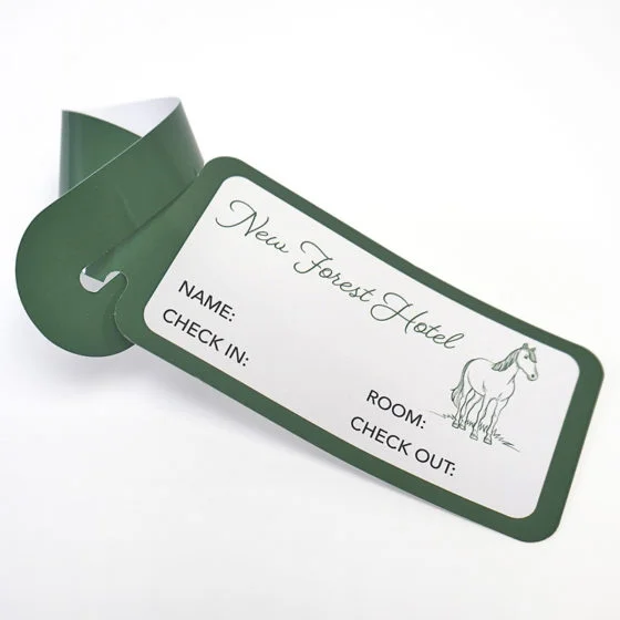 Hotel luggage Tags