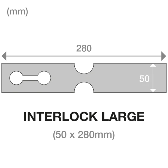 luggage tag interlocking large