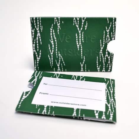 key card with embossed finish