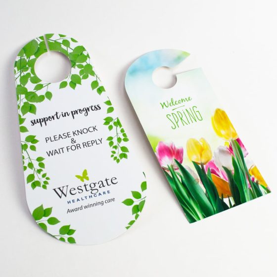 door hanger printing