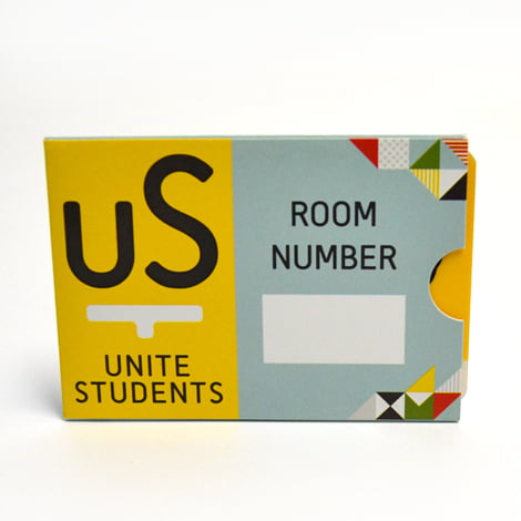 Key card holder for student accommodation