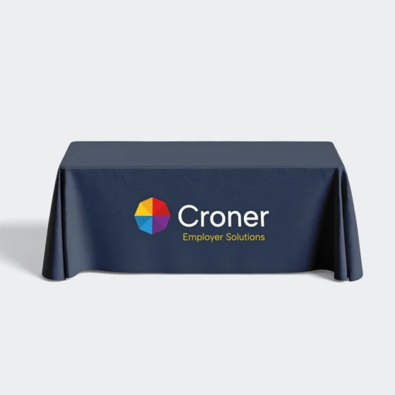 Trade show tablecloth cover