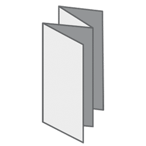 concertina folded leaflet