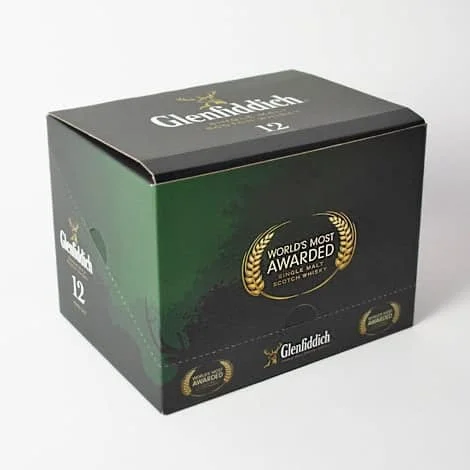 printed box on board