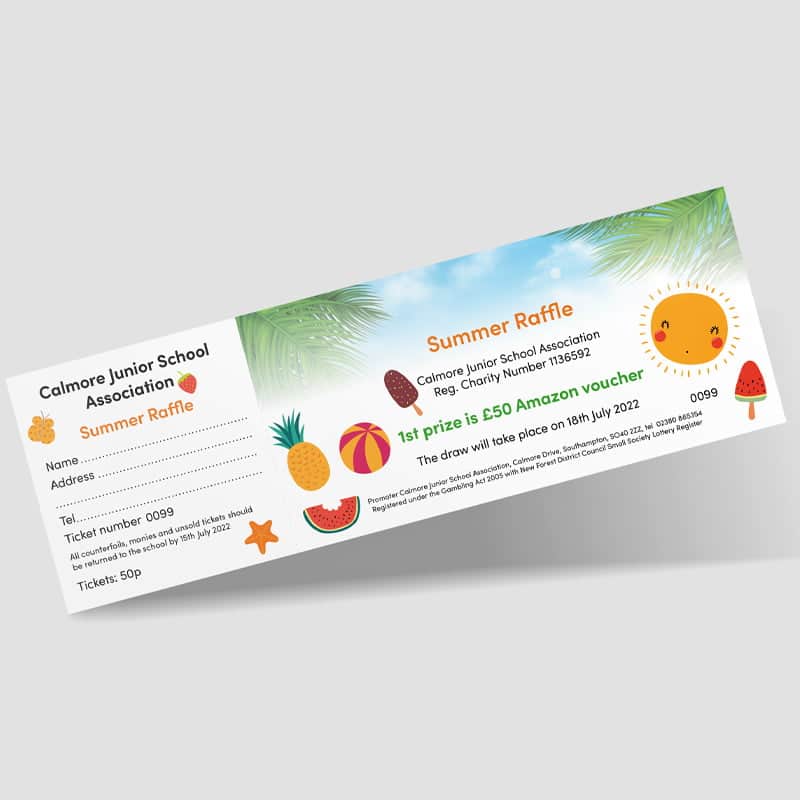 Raffle Ticket Design