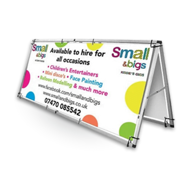 freestanding frame banners