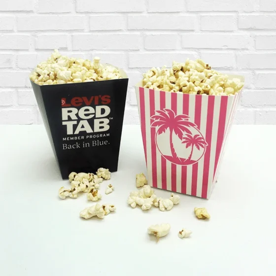 Two Popcorn Boxes