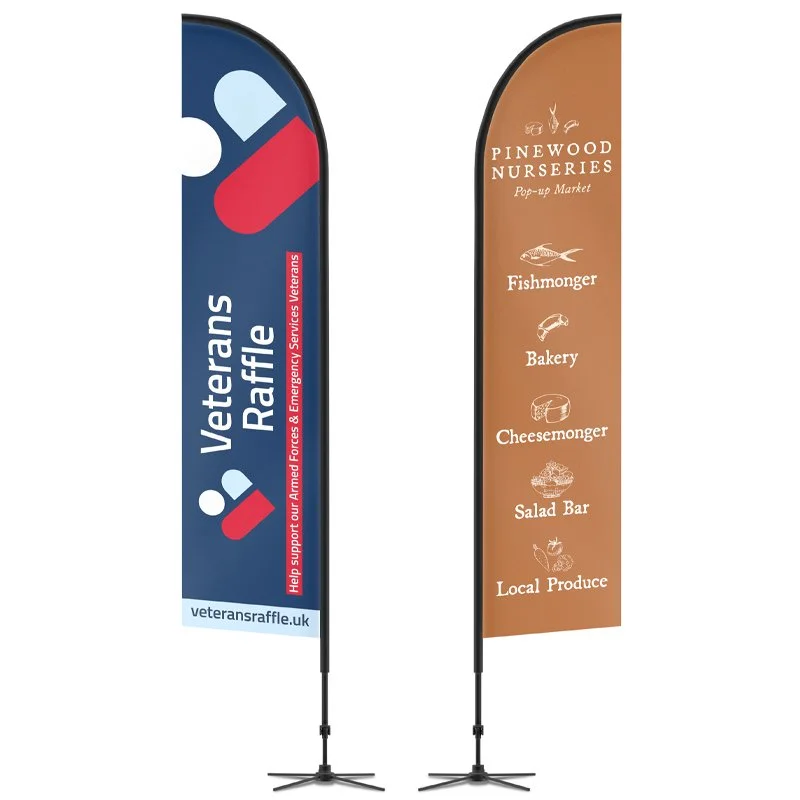 Flag Printing - Business Benefits 1 Feather Flag Design
