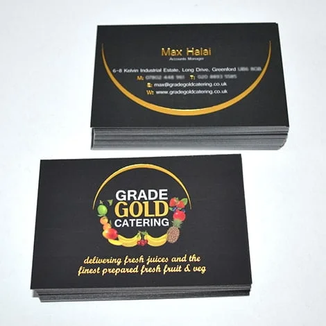 Gold Foil Business Cards - business card design blog