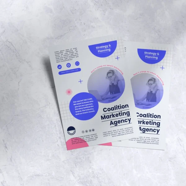 Design and Marketing Agency Print 9 Marketing flyer