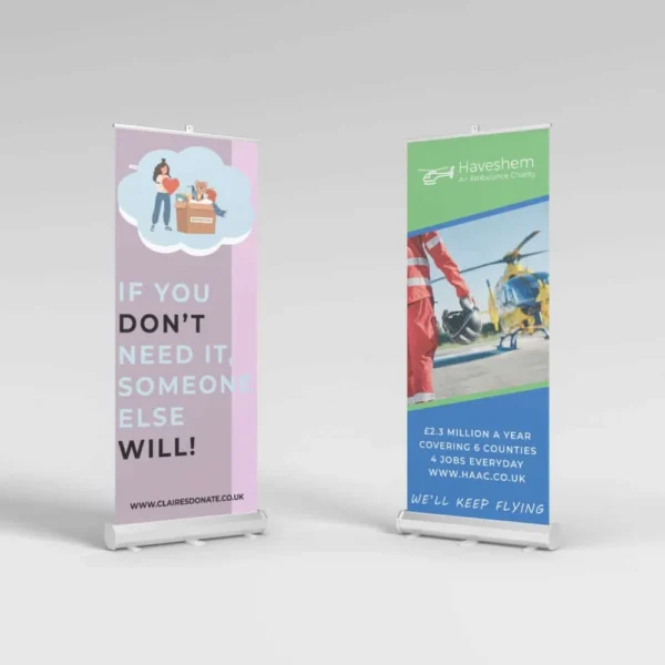 Fundraising Print 6 Pull-up banners