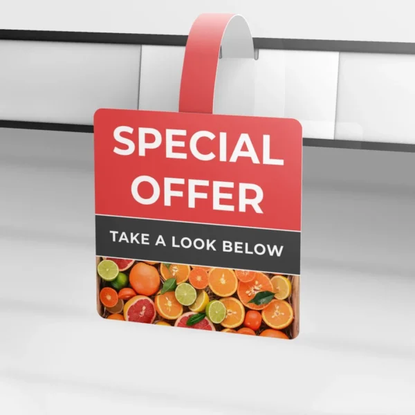 Retail Point of Sale Print 2 Shelf Display
