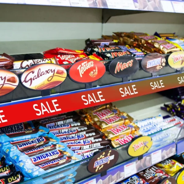Retail Point of Sale Print 4 Shelf Edge Strip 33