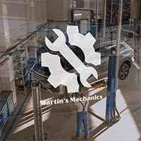 Martin Mechanics window sticker