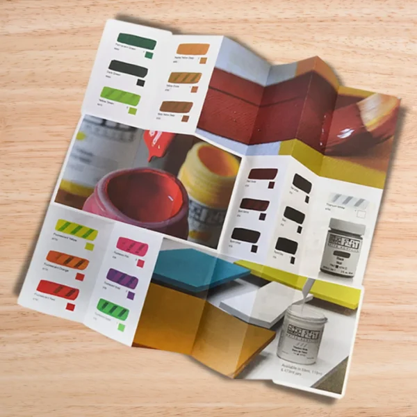 Design and Marketing Agency Print 4 Z Fold Leaflet Example
