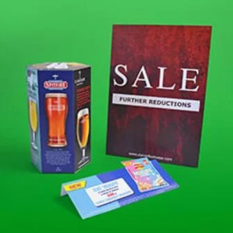 Design and Marketing Agency Print 3 printed table talkers