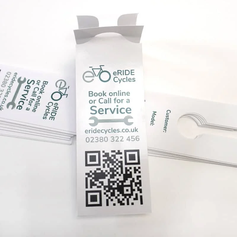 Tag for bicycle service