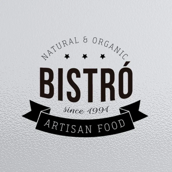 bistro window sticker