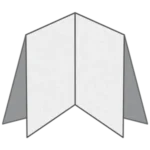 cross fold leaflet