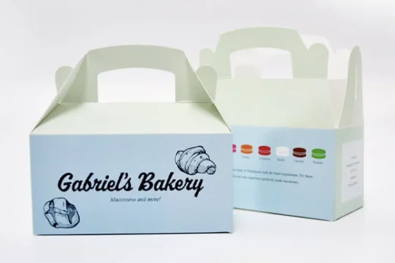 custom cut cake box