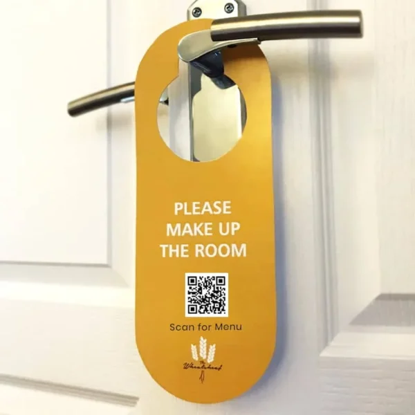Packaging Print 13 Door hanger with qr code printing