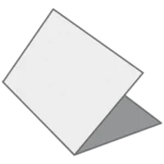leaflet half fold style