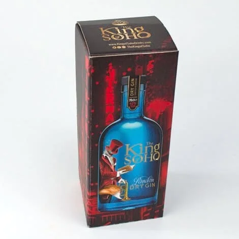 Printed Gin bottle box