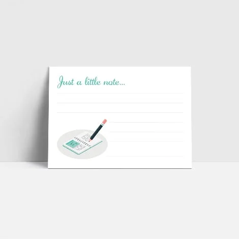 Printed Note Cards