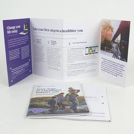 Quad Folded Leaflet