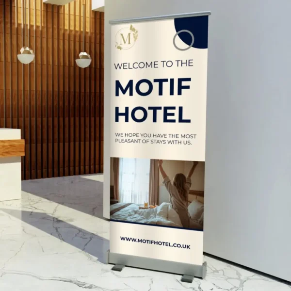 Hotel Printing 6 hotel roller banner