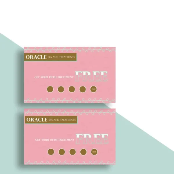 Health, Fitness and Spa Print 14 Loyalty Card