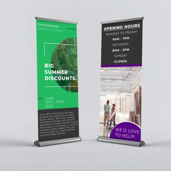 Garden Centre, DIY Stores and Builders Merchant 4 Pull up banners