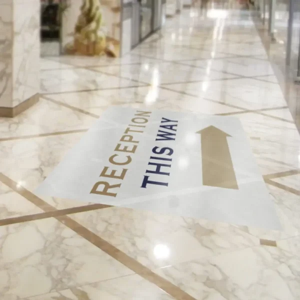 Hotel Printing 21 Hotel floor sticker