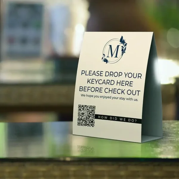 Hotel Printing 7 Hotel table talker